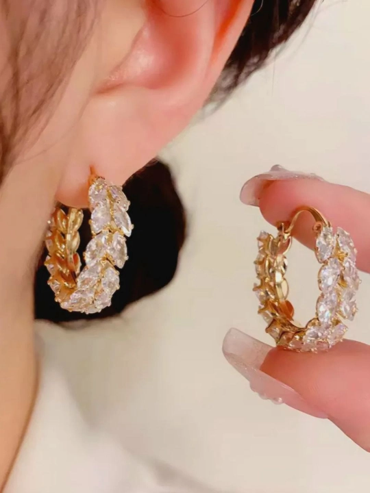 Серьги для женщин, нежные, бижутерия