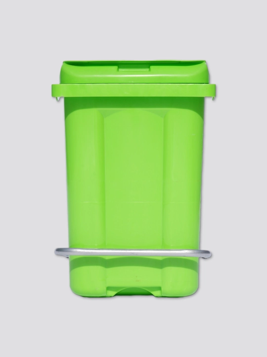 Plastik konteyner, 60 litrlik axlat chelagi, qopqoqli — uy va ofis uchun mo‘ljallangan