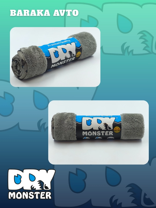 Dry Monster microfiber quritgich (overlock) 50x60cm