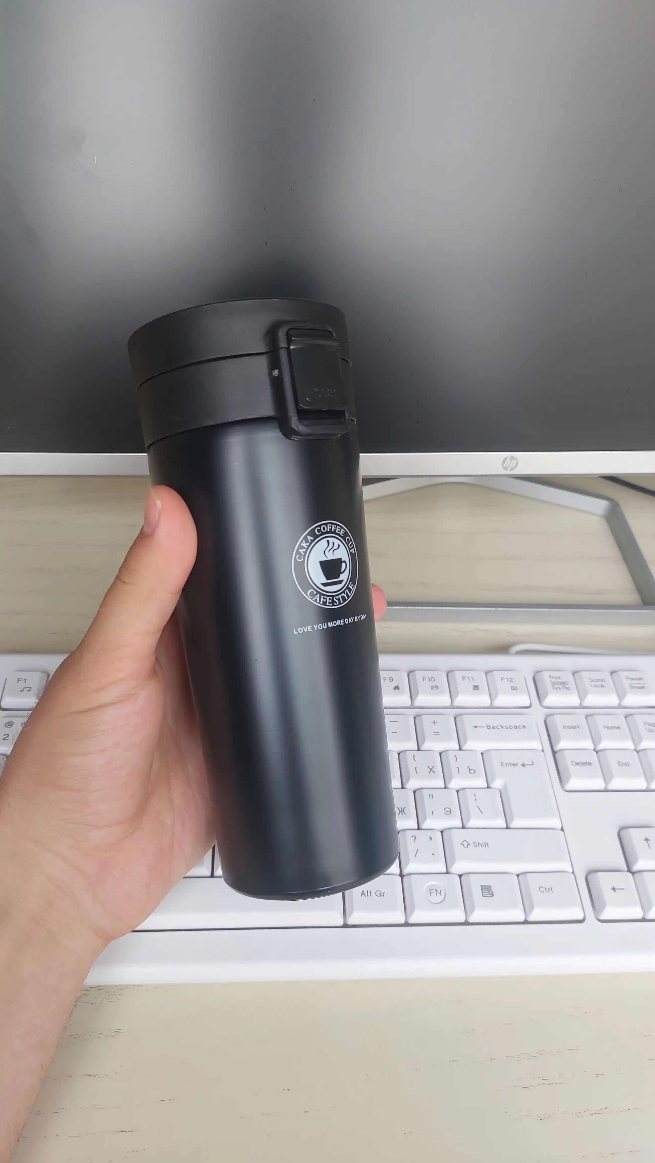 Termos Choy va qahva uchun zanglamaydigan po‘latdan tayyorlangan termos krujka, 500 ml