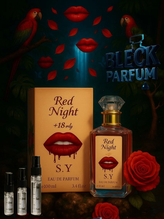 Feramonli parfyumlangan suv DUBAY "RED NIGHT", 3ml, 5ml, 10ml - 