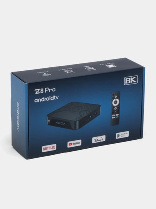 Android TV приставка Z8 Pro 8K / Смарт приставка для телевизора/Google TV Wi-Fi BT YouTube - 