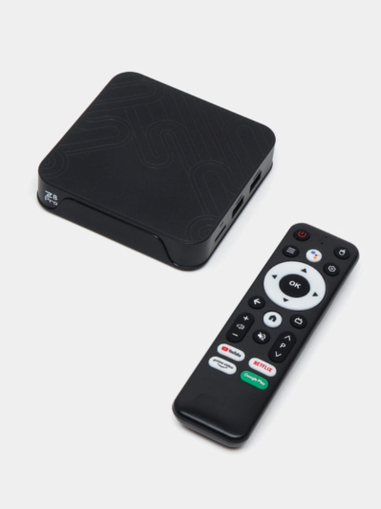Android TV приставка Z8 Pro 8K / Смарт приставка для телевизора/Google TV Wi-Fi BT YouTube