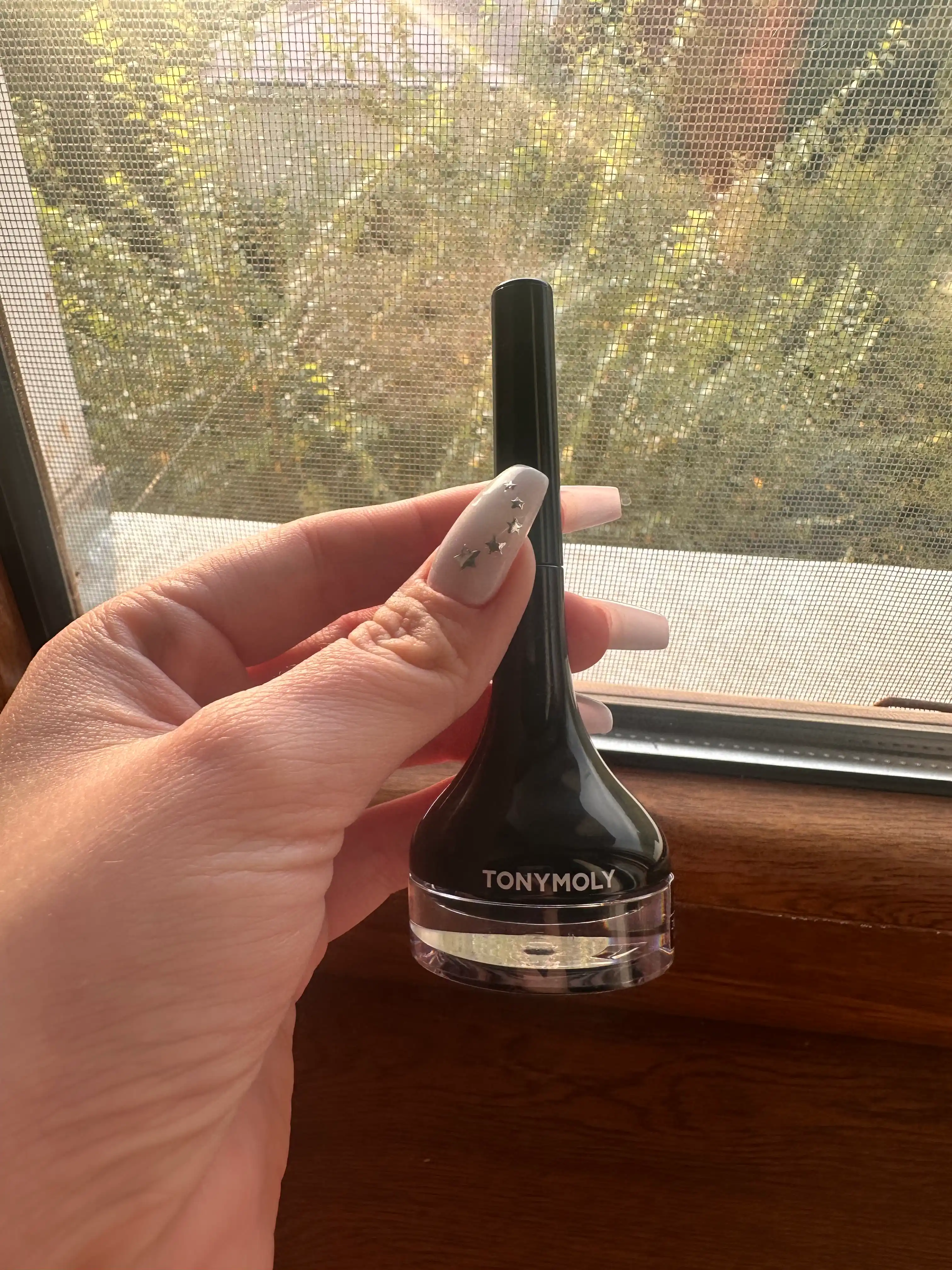 TONYMOLY Back Gel Eyeliner 01 Black, cho‘tkali gel podvodka, uzoq saqlanadi