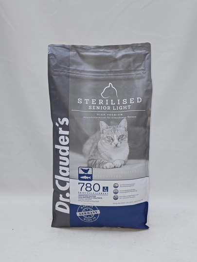Сухой корм для кошек Dr.Clauder's Sterilised Senior, курица с рыбой, 10 кг