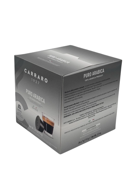 Кофе в капсулах Carraro Puro Arabica Dolce Gusto, 16 шт