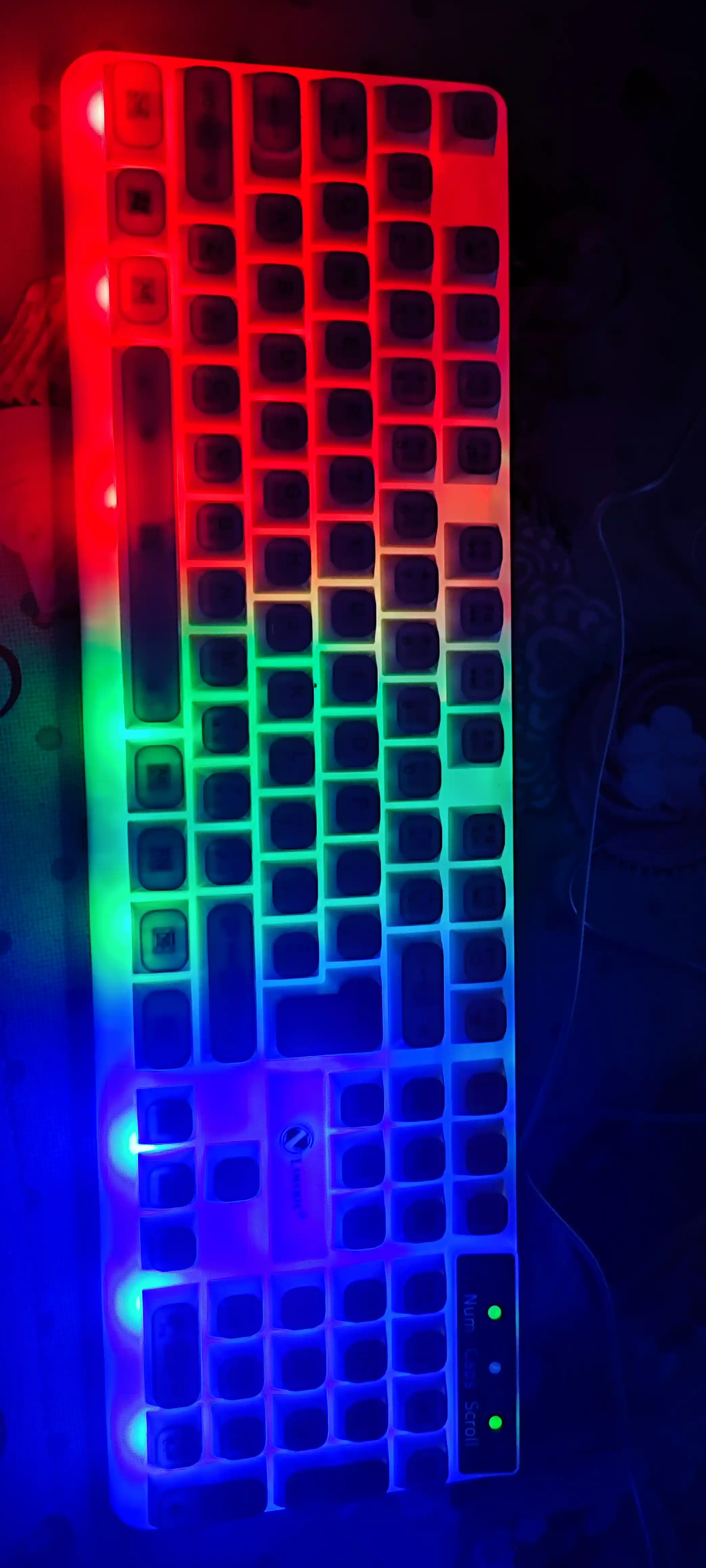 Игровая клавиатура gtx350-с RGB-подсветкой, мембранная, с проводным подключением