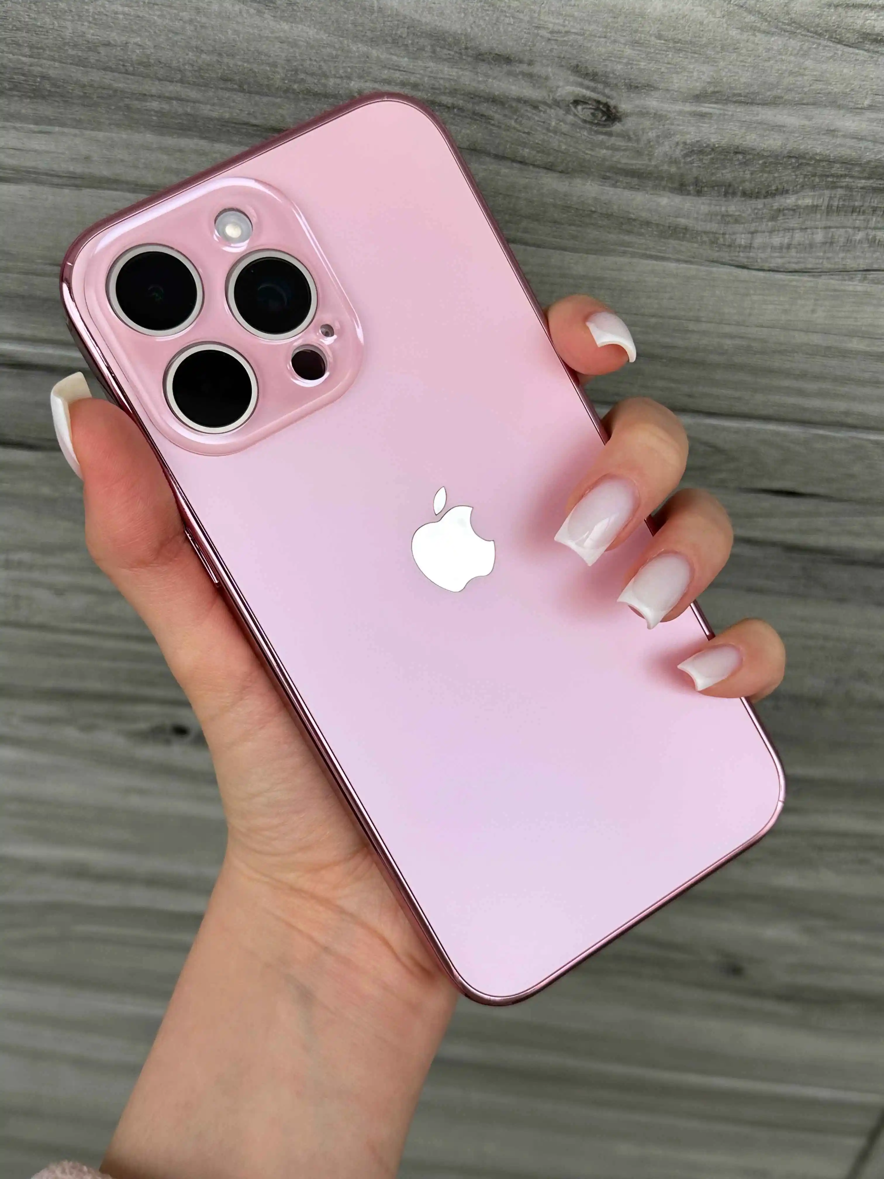 Chexol iPhone 11, 12, 13, 14, 15, 16, 17, Pro, Max, uchun, ko'k, oq, pushti, silikon