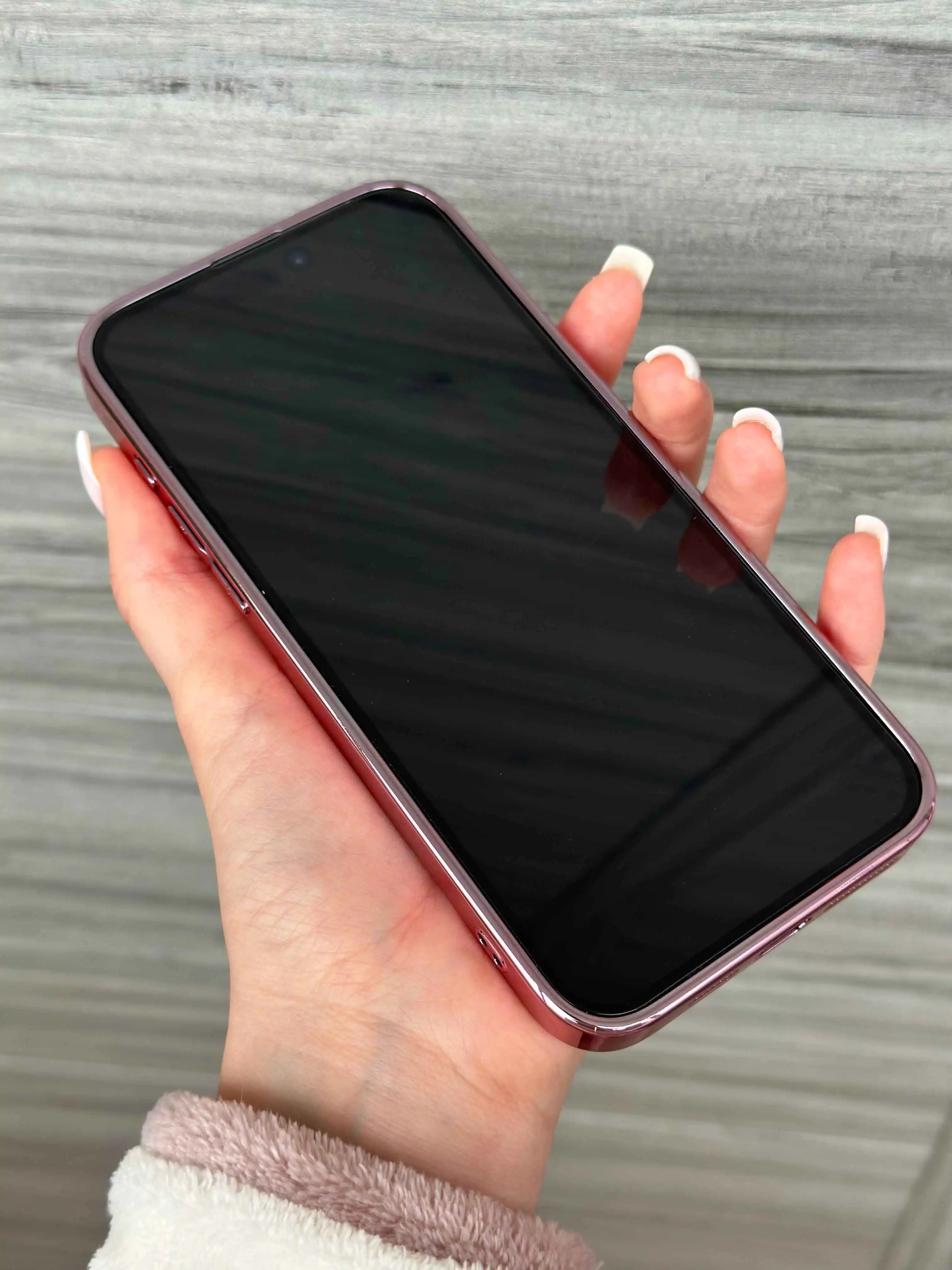 Chexol iPhone 11, 12, 13, 14, 15, 16, 17, Pro, Max, uchun, ko'k, oq, pushti, silikon