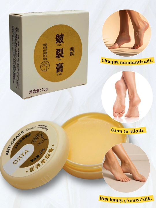Крем для заживления трещин — для рук, ног, локтей и коленей, ANTI-CRACK cream, 20 гp