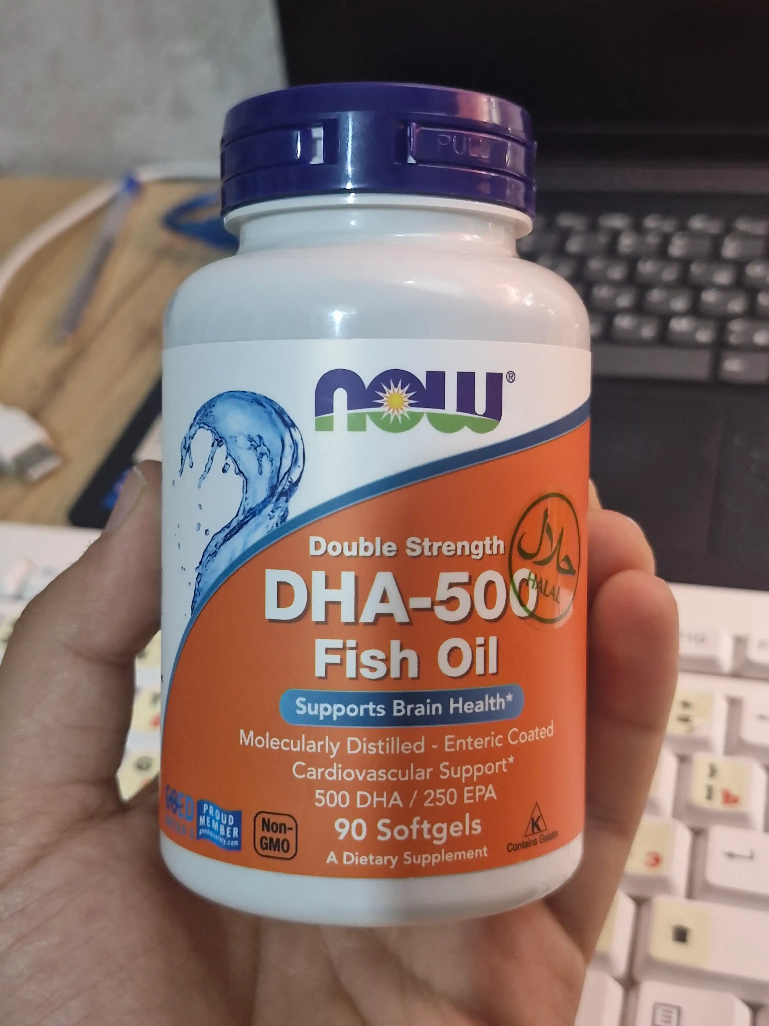 NOW FOODS, DHA, Догозагексаеновая кислота, в капсулах, Халяль