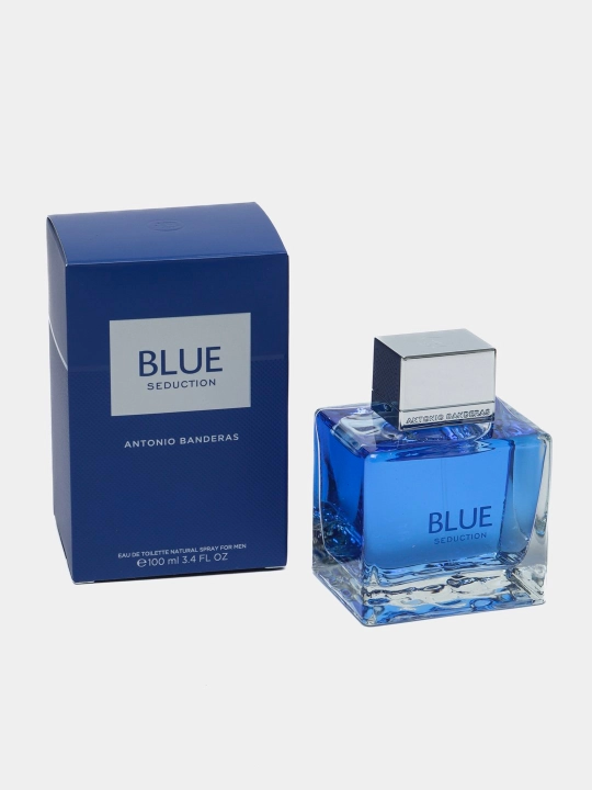 Antonio Banderas Blue Seduction EDT 100мл для мужчин, фруктово-цитрусово-ароматический - 