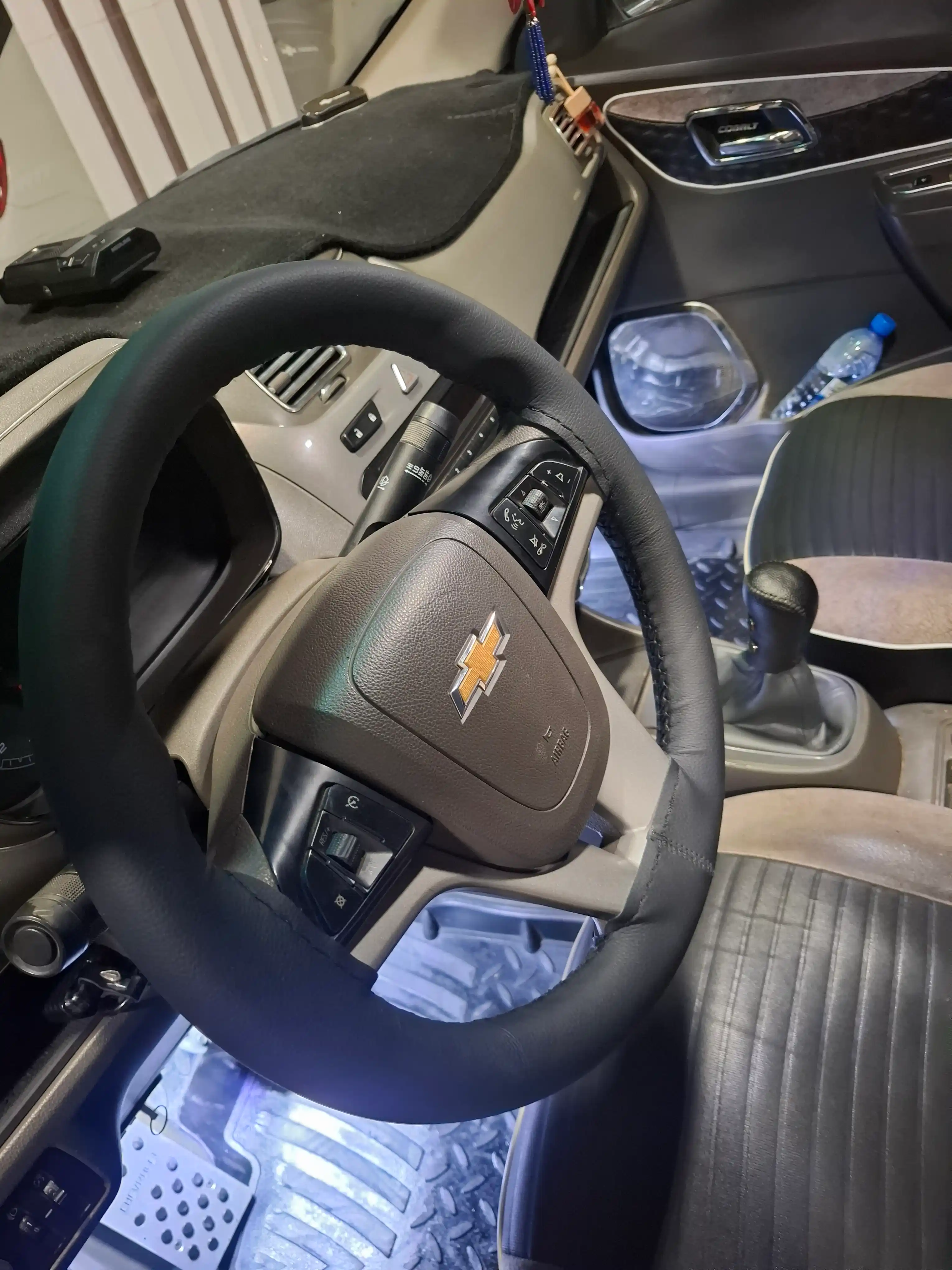 Cobalt, Spark, Captiva uchun tikma rul g'ilof, o'lcham +M