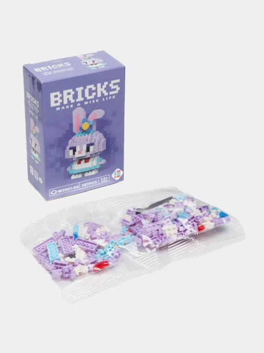 Blokli konstruktor, mini lego, bolalar va kattalar uchun boshqotirma, shakllar