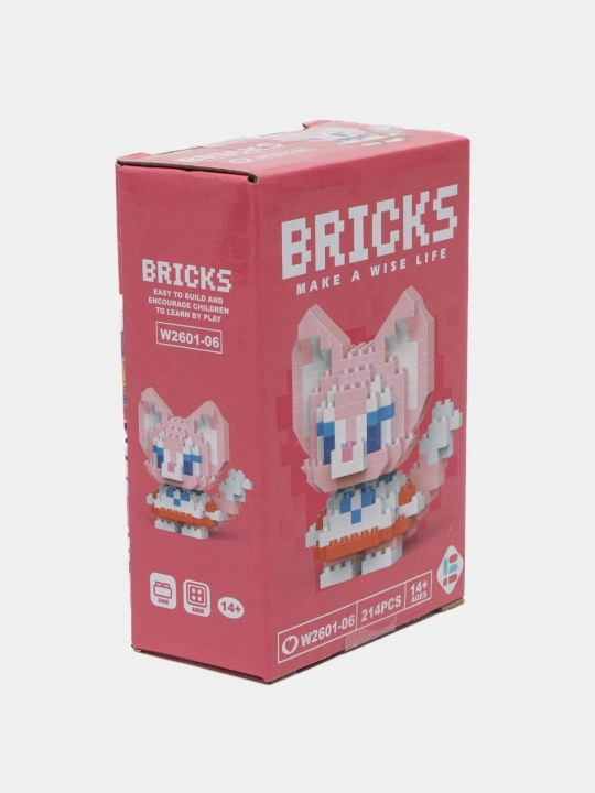 Blokli konstruktor, mini lego, bolalar va kattalar uchun boshqotirma, shakllar