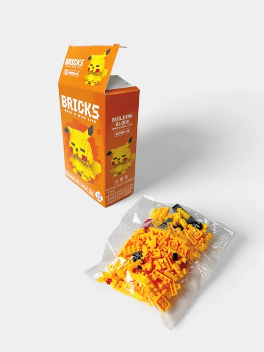 Blokli konstruktor, mini lego, bolalar va kattalar uchun boshqotirma, shakllar