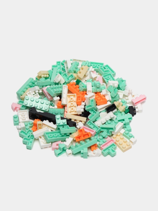 Blokli konstruktor, mini lego, bolalar va kattalar uchun boshqotirma, shakllar