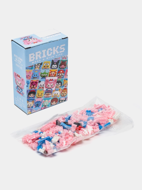 Blokli konstruktor, mini lego, bolalar va kattalar uchun boshqotirma, shakllar