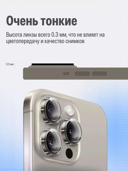 Защитное стекло для камер Samsung и iPhone