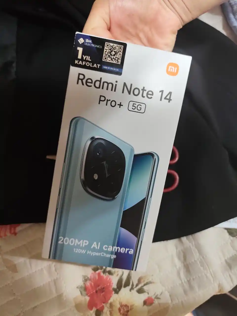 Смартфон Redmi Note 14 pro+ 5G, 12GB+512GB, AMOLED 120Hz дисплей