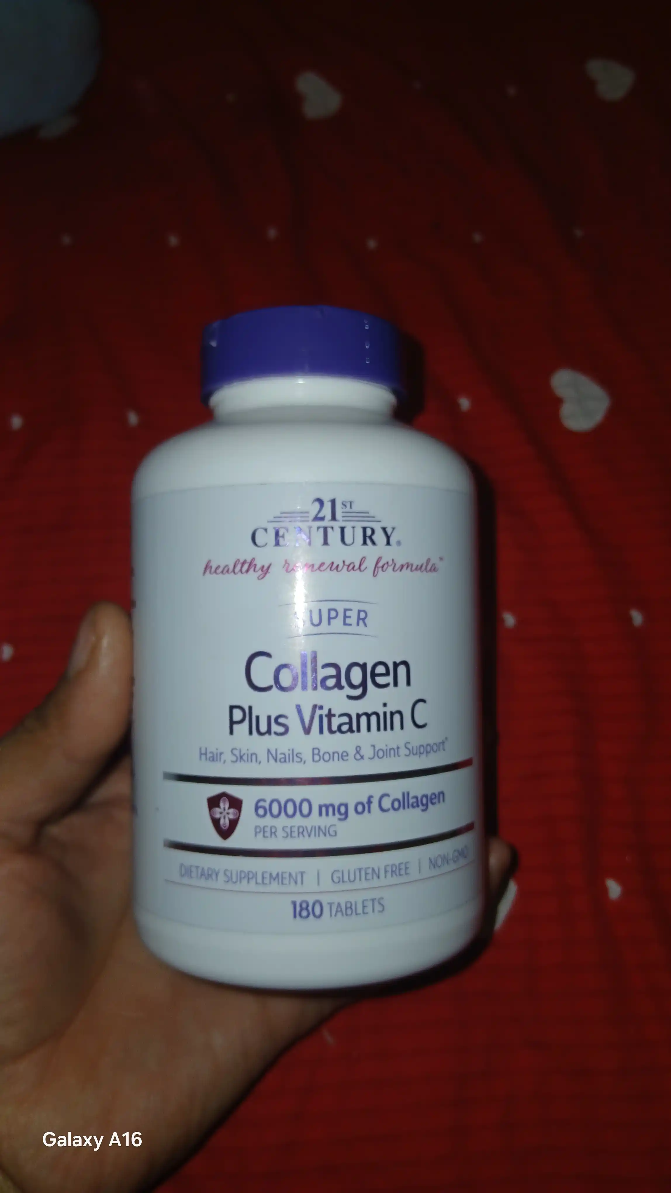 C vitamini bilan kollagen 21st Century, 6000 mg, 180 tabletka
