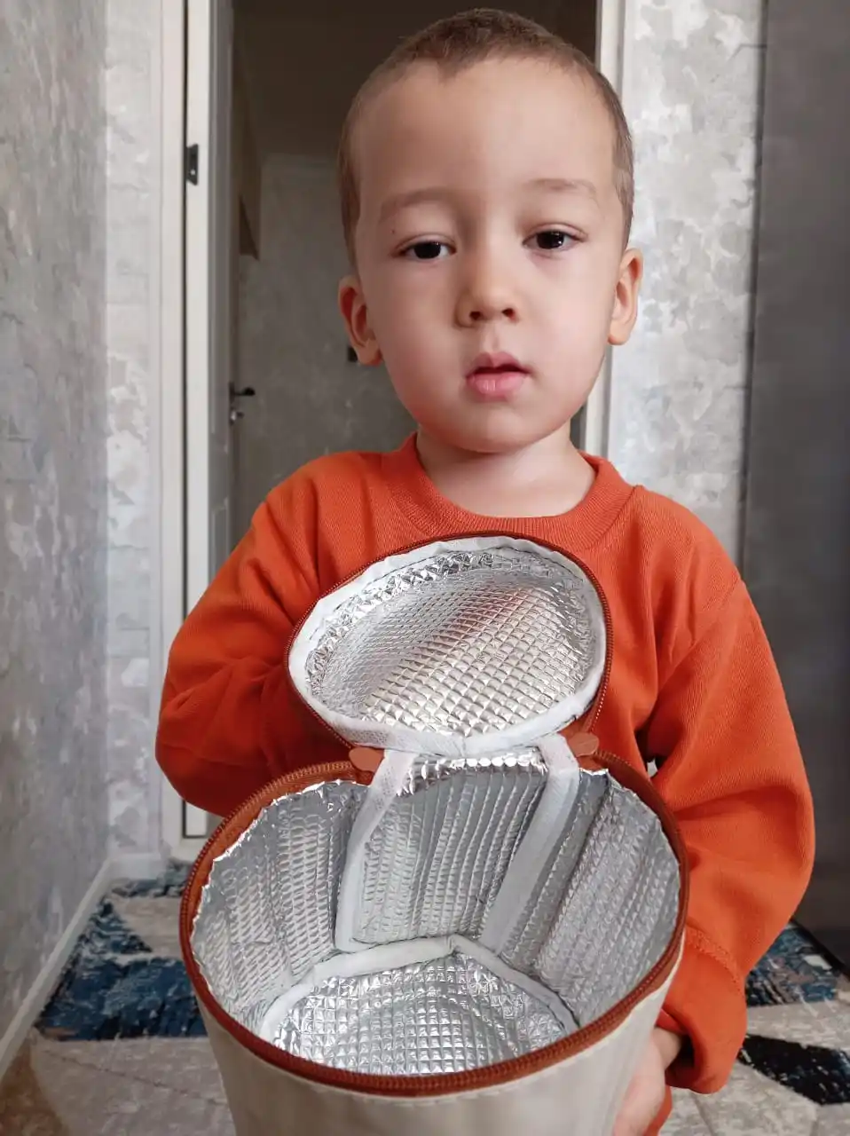 Ovqat uchun termos lunchboxlar 2 dona va termo sumka
