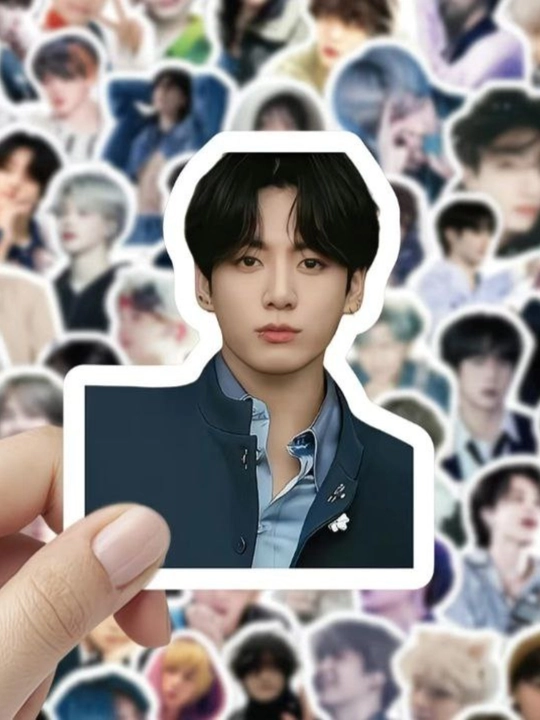 Stikerlar BTS, Stray Kids, Blackpink, Enhypen, Seventeen, nakleykalar K-pop. 50 dona