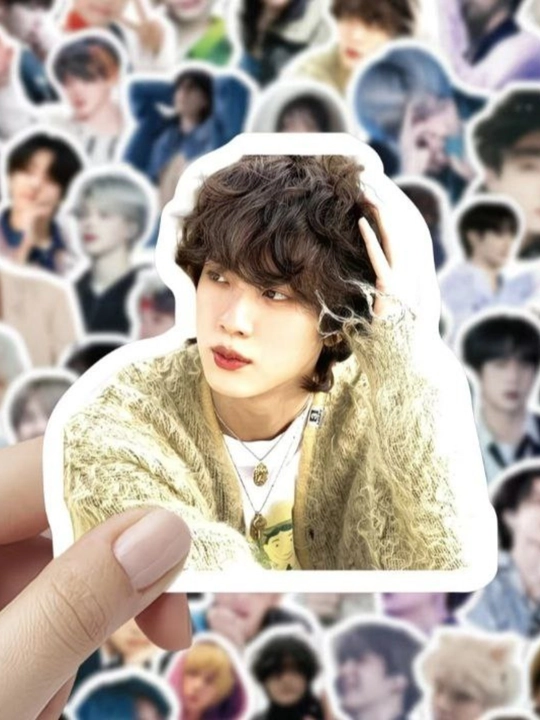 Stikerlar BTS, Stray Kids, Blackpink, Enhypen, Seventeen, nakleykalar K-pop. 50 dona