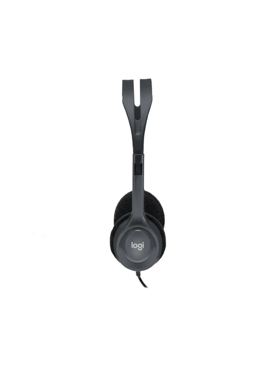 Kompyuter, koll-markaz, qo‘ng‘iroqlar, o‘yinlar, musiqa, aux uchun Logitech H111 simli