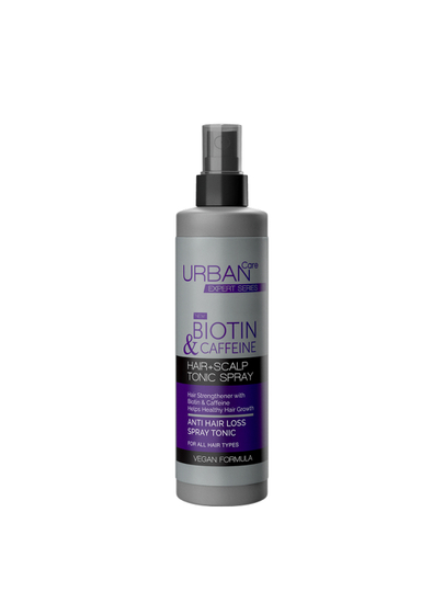 URBAN CARE спрей-тоник для волос Expert Biotin & Caffeine, 200 мл