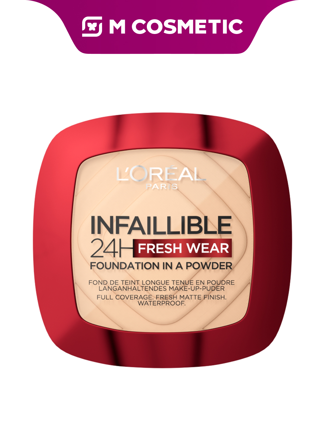 LOREAL Paris Infaillible Fresh пудра т 20, т 120, т 180, 9 г