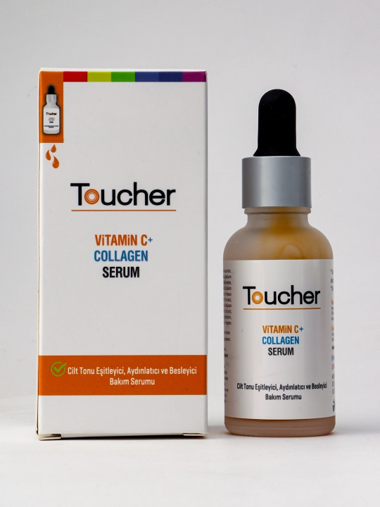 Toucher Vitamin C + Collagen Serum – сыворотка для лица, с витамином С и коллагеном
