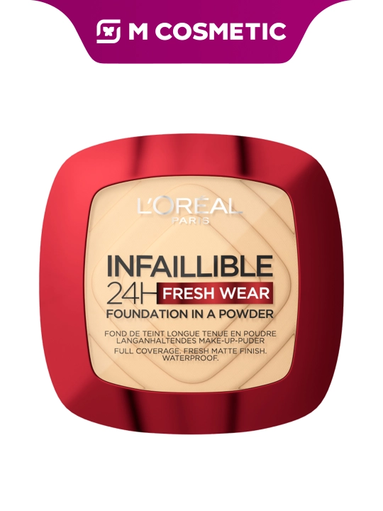 LOREAL Paris Infaillible Fresh пудра т 20, т 120, т 180, 9 г