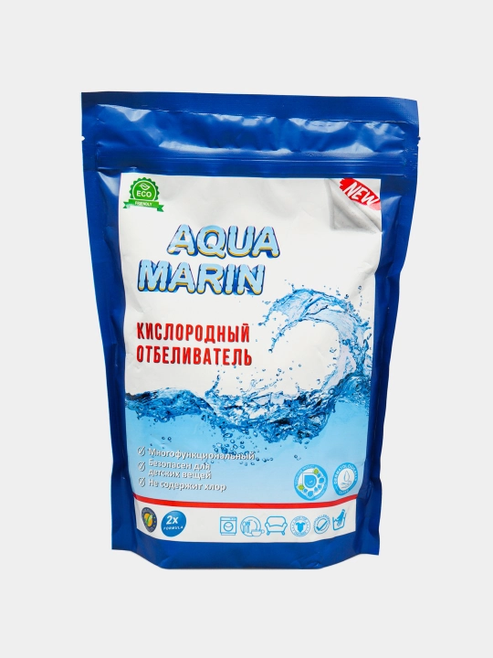 Кислородный отбеливатель, для любых пятен Aqua Marin, 300 г, без запаха