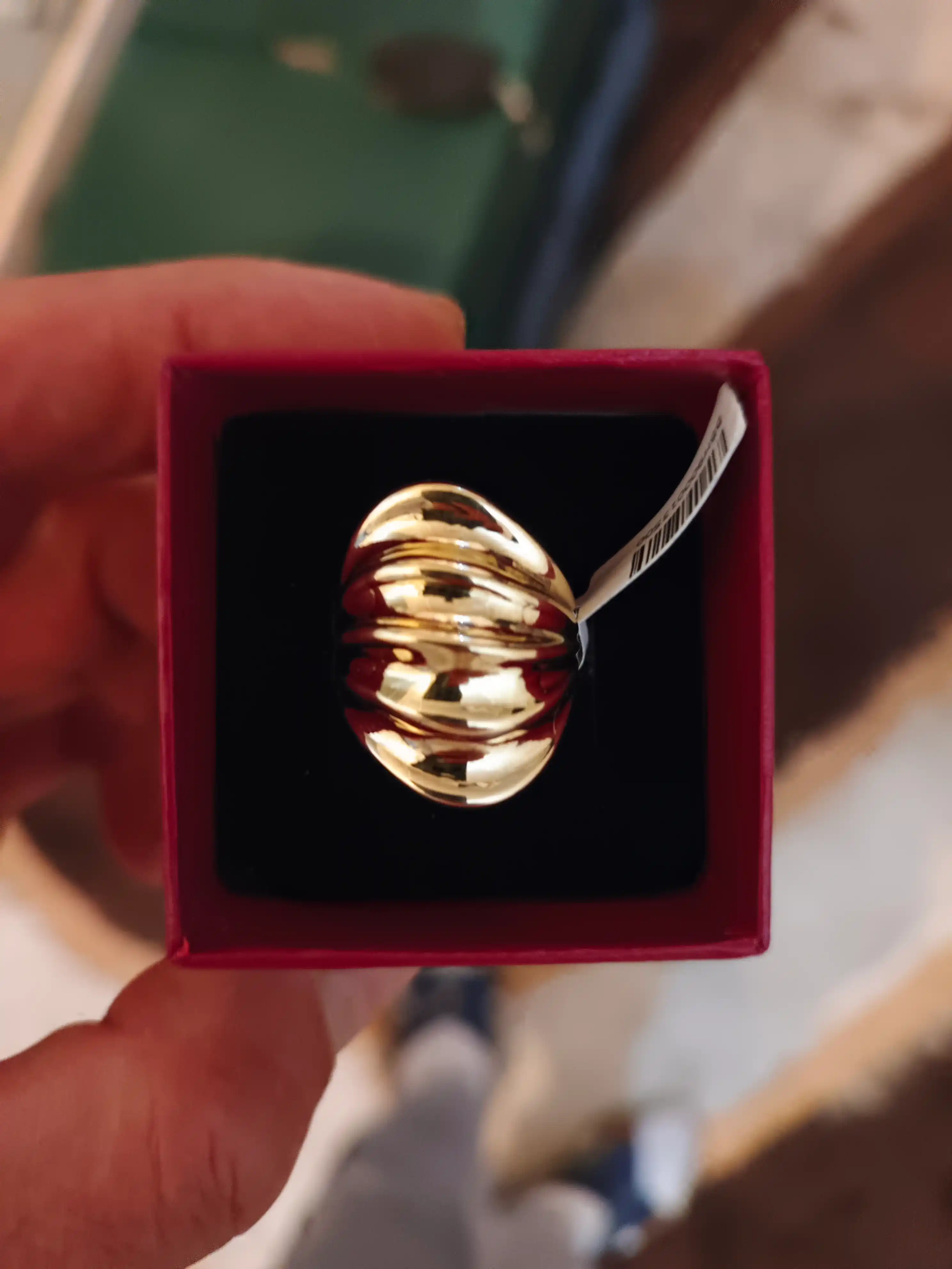 Ayollar va qizlar uchun tilla uzuk, 585, 16-20 razmer, M19U model, MERRIT GOLD