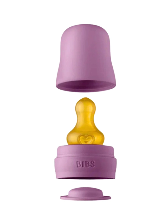BIBS Bottle Kit Latex, chaqaloq butilkasi uchun aksessuar to‘plami, lateks soska bilan - 