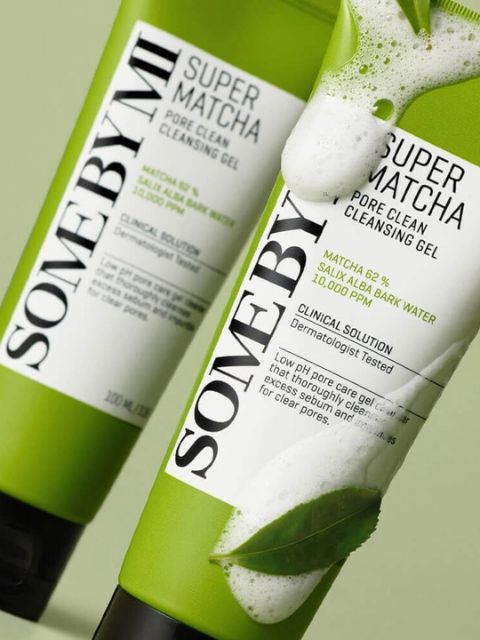 Match choyi bilan yuvinish uchun gel Some By Mi Super Matcha Pore Clean Cleansing Gel, 100 ml