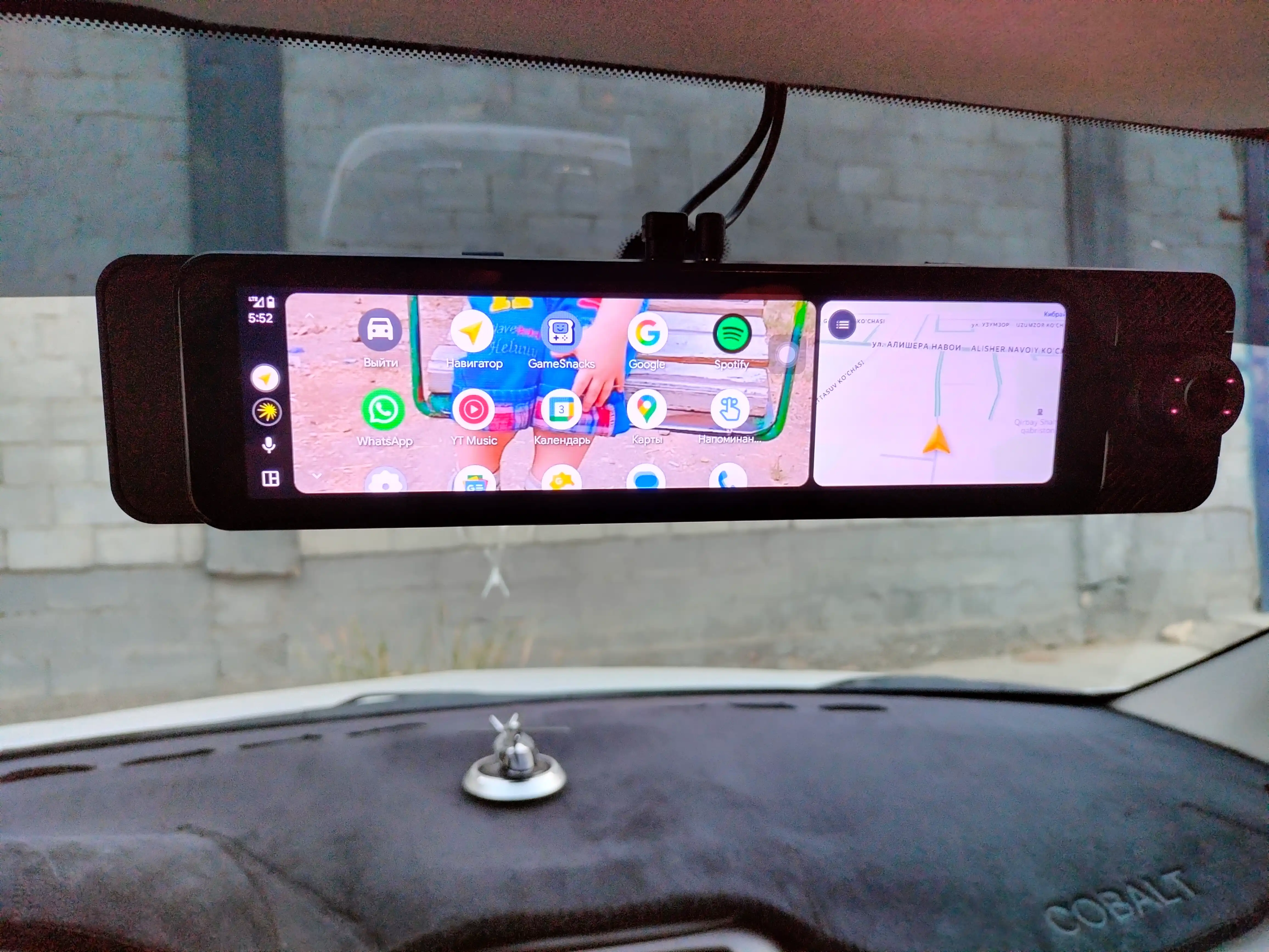 Видеорегистратор 3 камеры, Автомобильный видеорегистратор TOMBOSS T11, Wi-Fi наблюдение