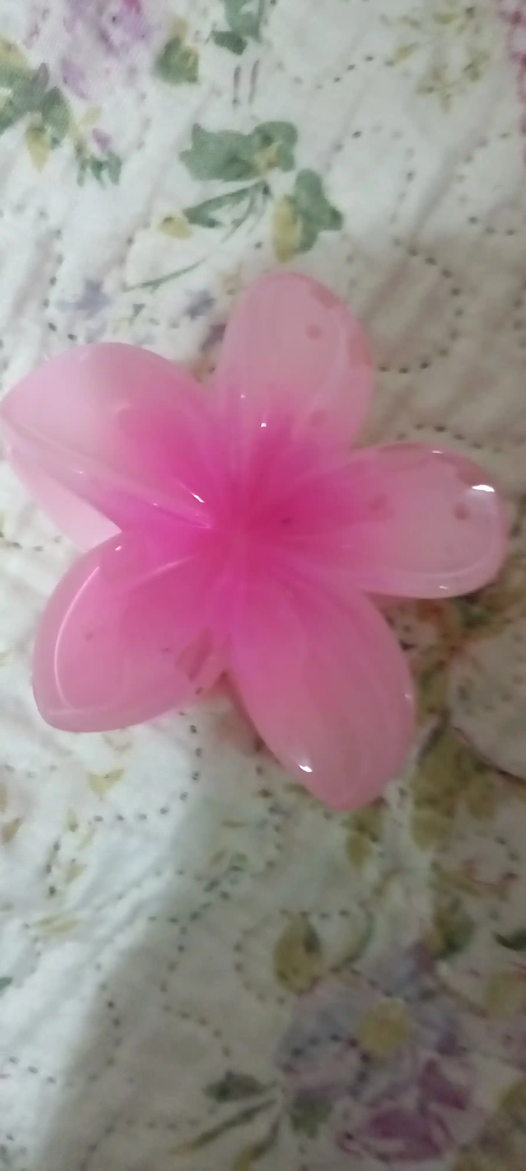 Gulli qisqichbaqa, gavaya stilidagi, yozgi, soch uchun, 8 sm