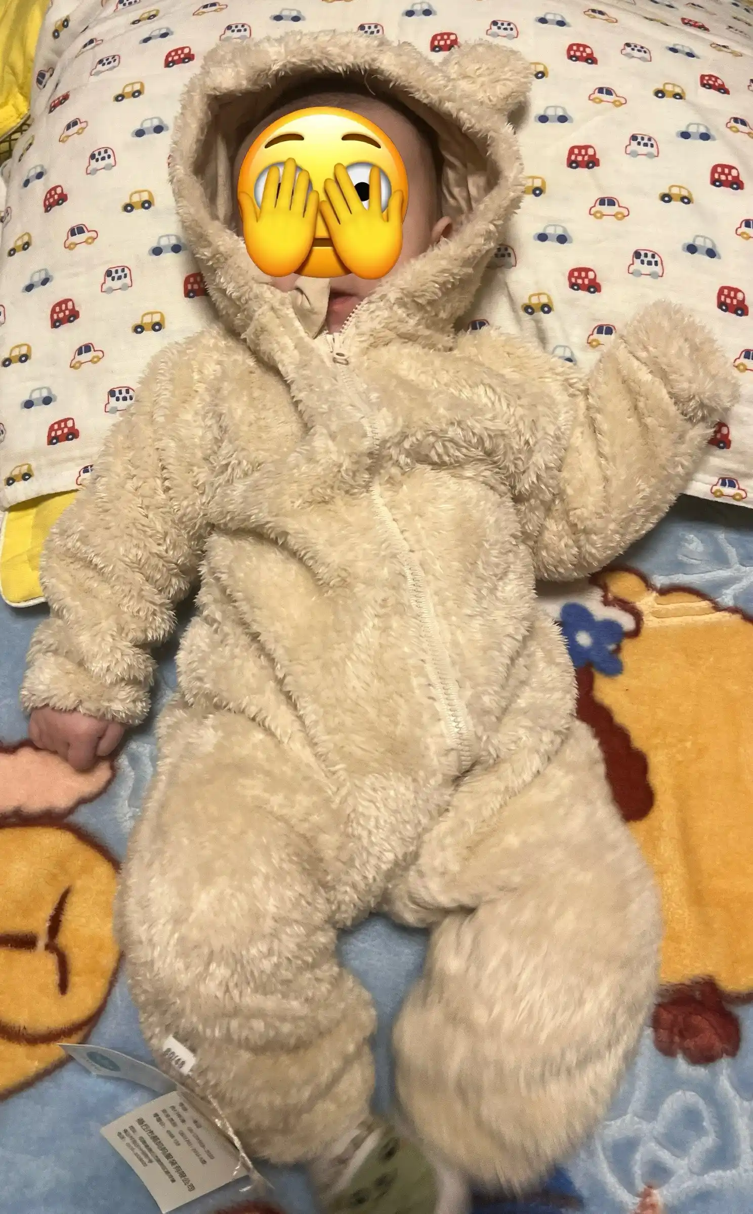 Плюшевый комбинезон для новорожденных малышей Teddy Bear