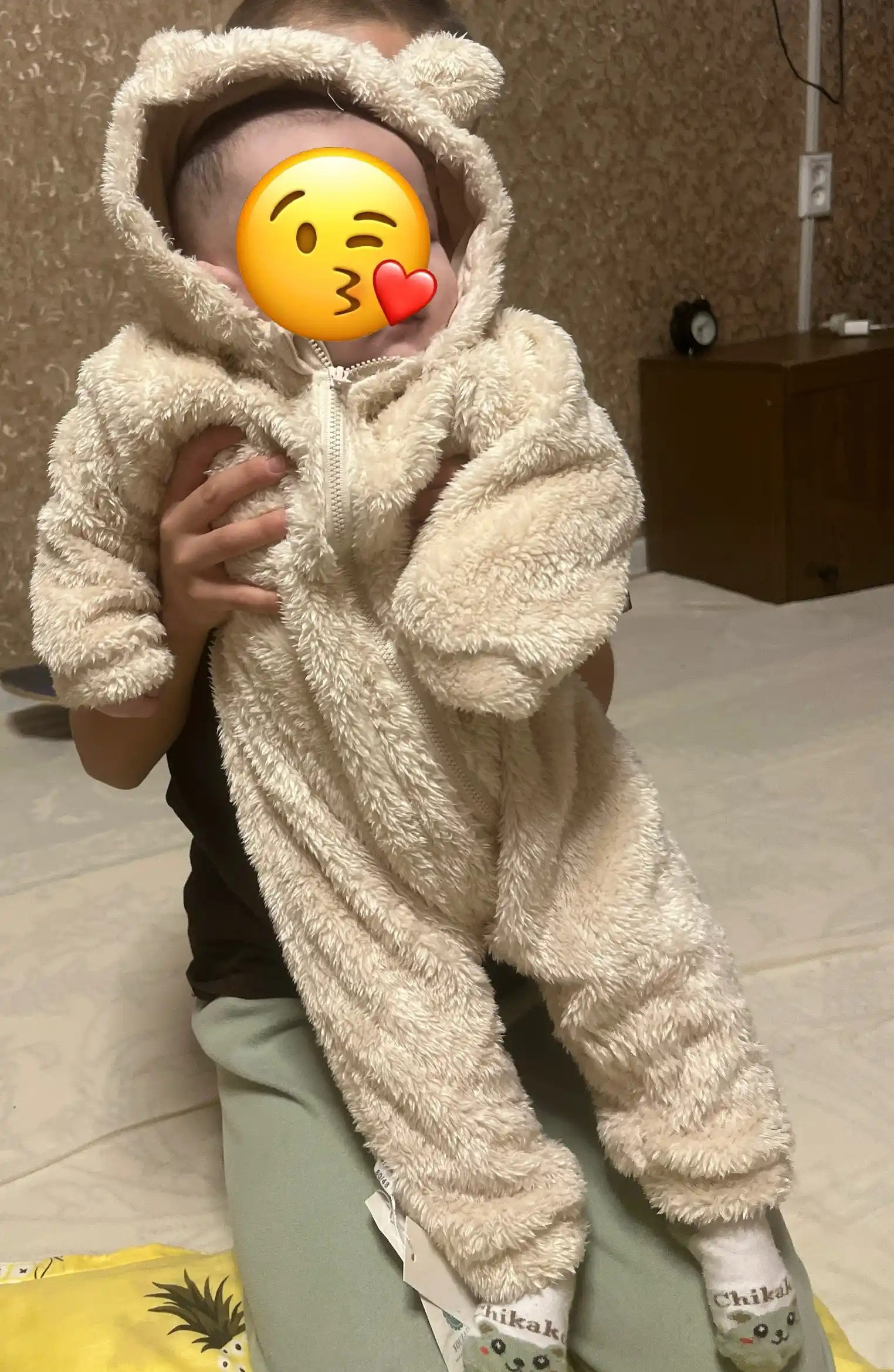 Плюшевый комбинезон для новорожденных малышей Teddy Bear