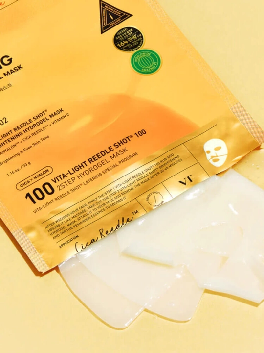 Гидрогелевая и тканевая маска с микроиглами VT Cosmetics, PDRN, ретинол, коллаген, лифтинг