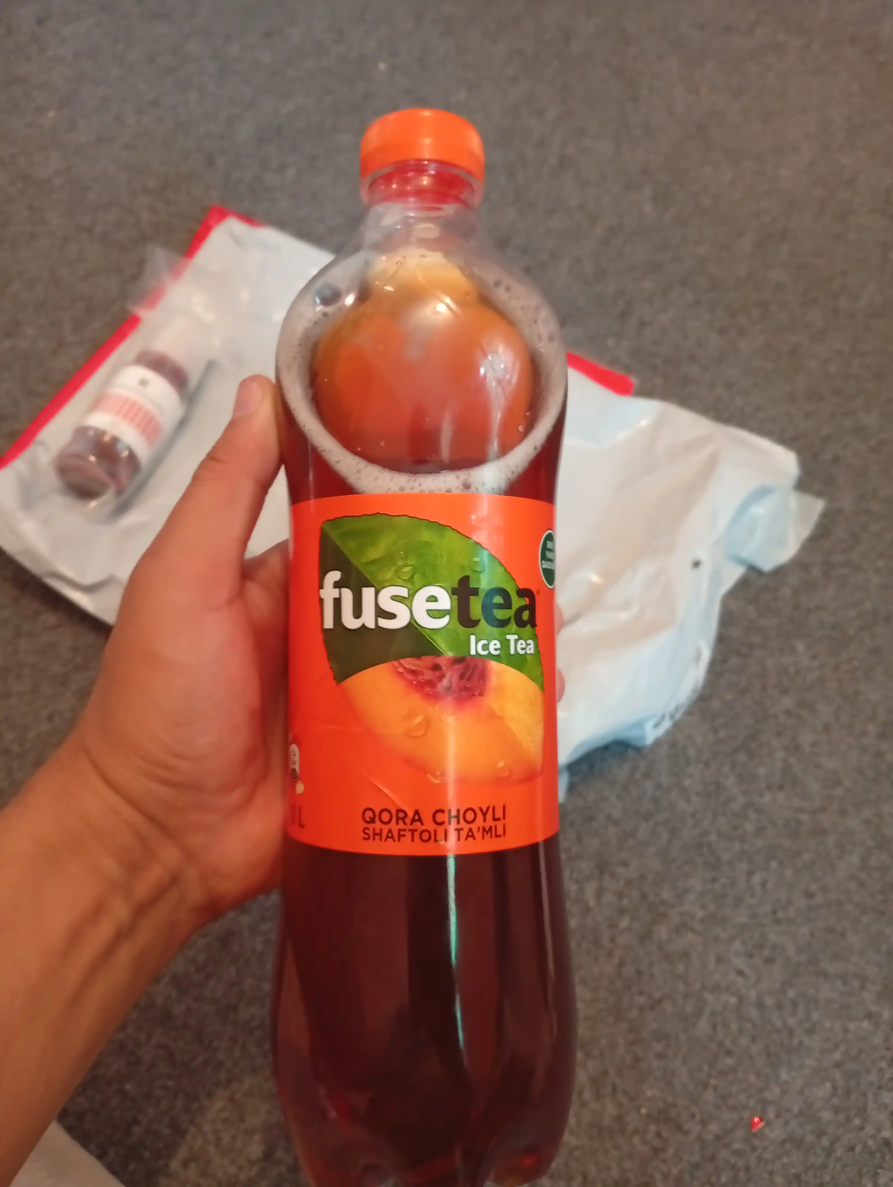 Чай чёрный Fuse Tea Персик, 1 л