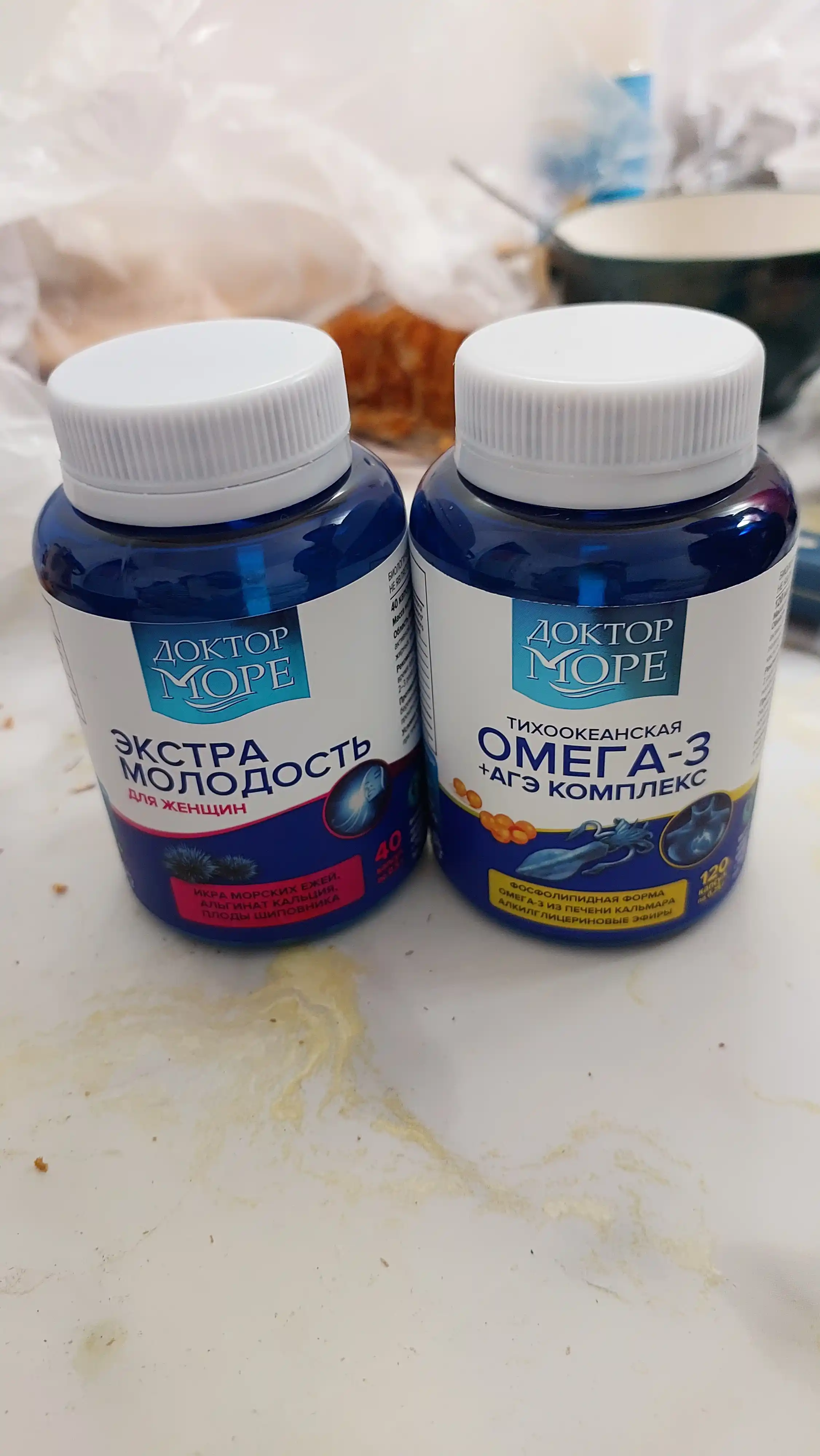 Vitamin kompleksi Ekstra Molodost', 0.5 g dan 40 tomchilar