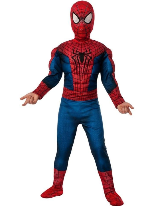 Spiderman o'rgimchak odam: yumshoq real mushaklari bo'lgan kombinezon + niqob