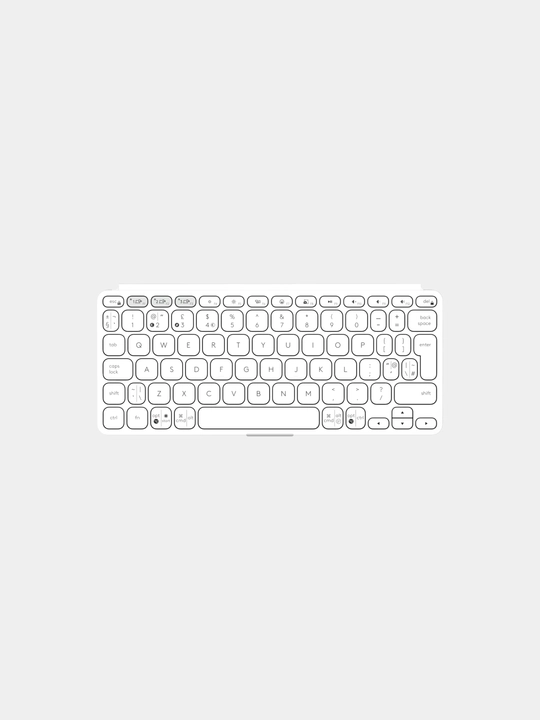 Logitech Keys-To-Go 2 simsiz klaviaturasi, Bluetooth, android, MacOS, kompyuter