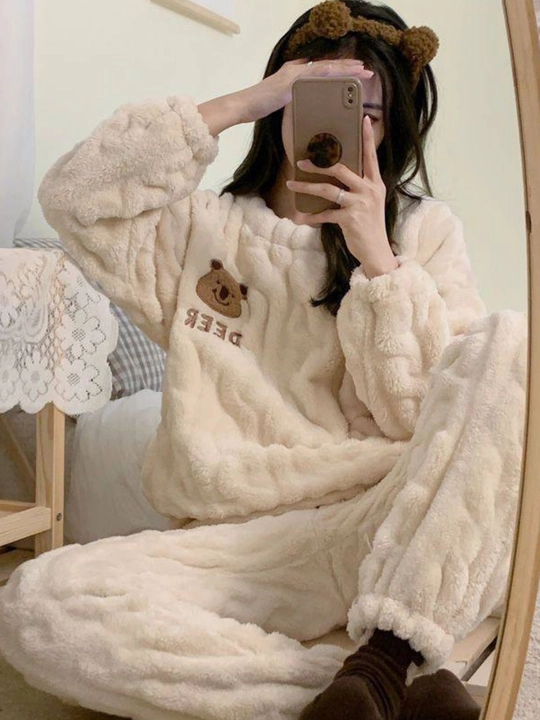 Пижама для женщин, теплая