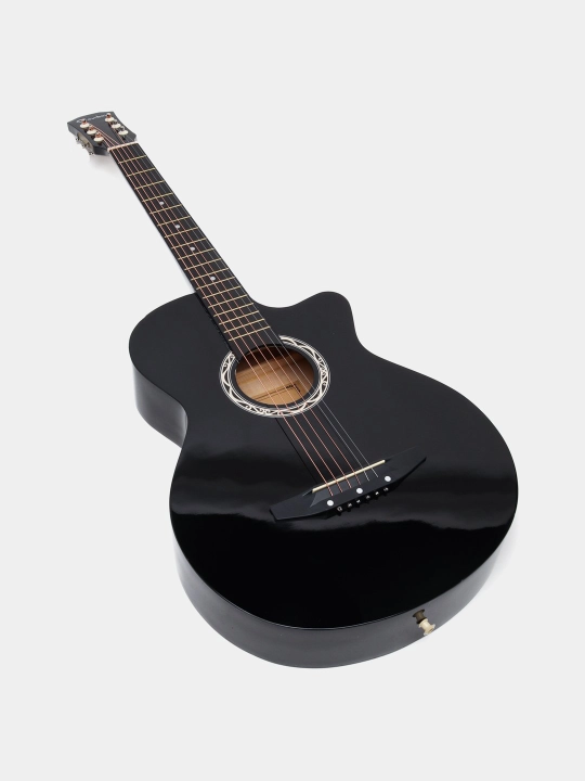 Kabat 40-Dyumli Akustik Gitara 6 torli, boshlovchilar uchun, to'plam 12 tasi 1 da, 105-sm