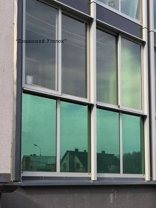 Солнцезащитная зеркальная плёнка для окон 60×500/700 см