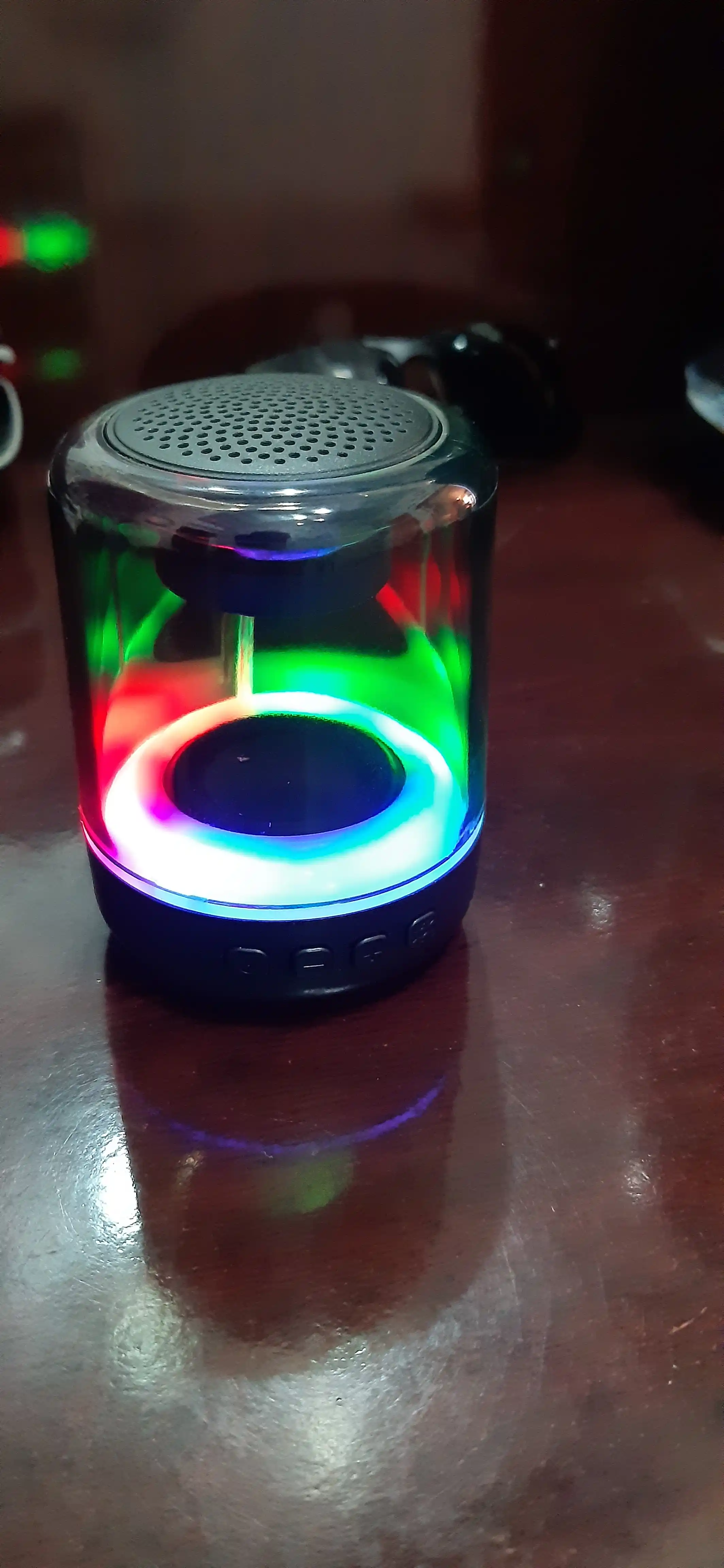 Колонка Bluetooth, с RGB подсветкой, беспроводная, с высокой громкостью, заряжаемая usb